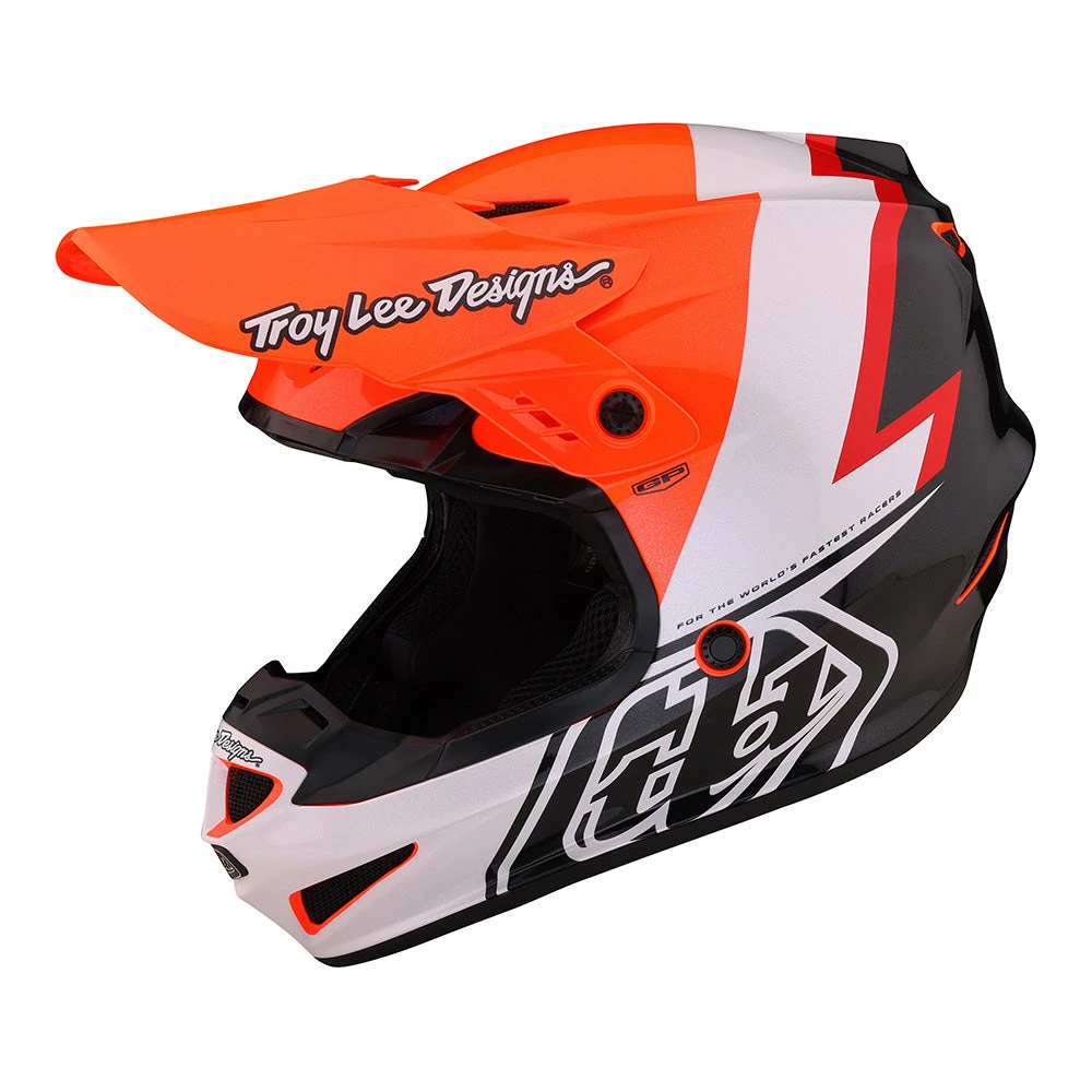 Troy Lee Designs Youth GP Helmet Volt Orange - Image 7