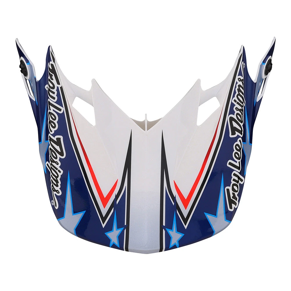 Troy Lee Designs Youth SE4 Polyacrylite Helmet W/MIPS Flagstaff White - Image 9