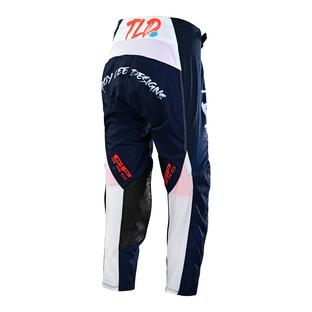 Troy Lee Designs Youth GP Pro Pant Partical Navy / Orange - Image 2
