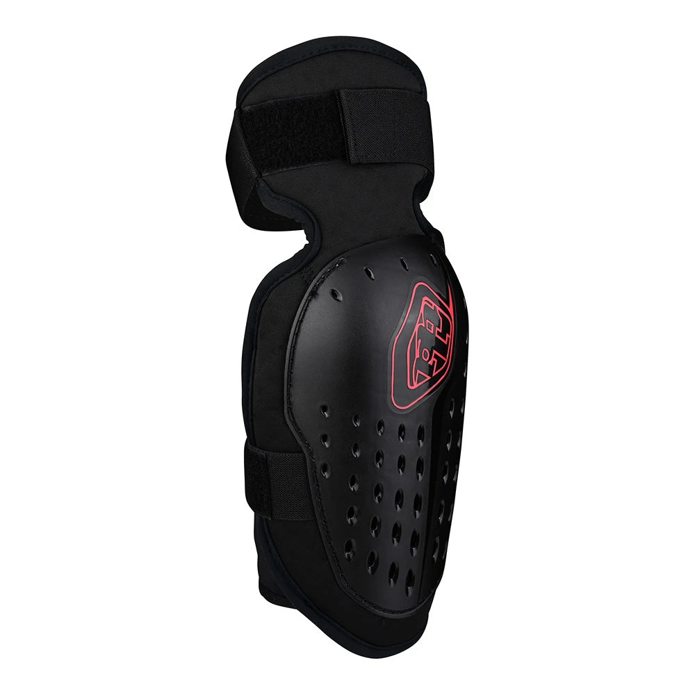 Troy Lee Designs Youth Rogue Elbow Guard Hard Shell Solid Black - Image 3