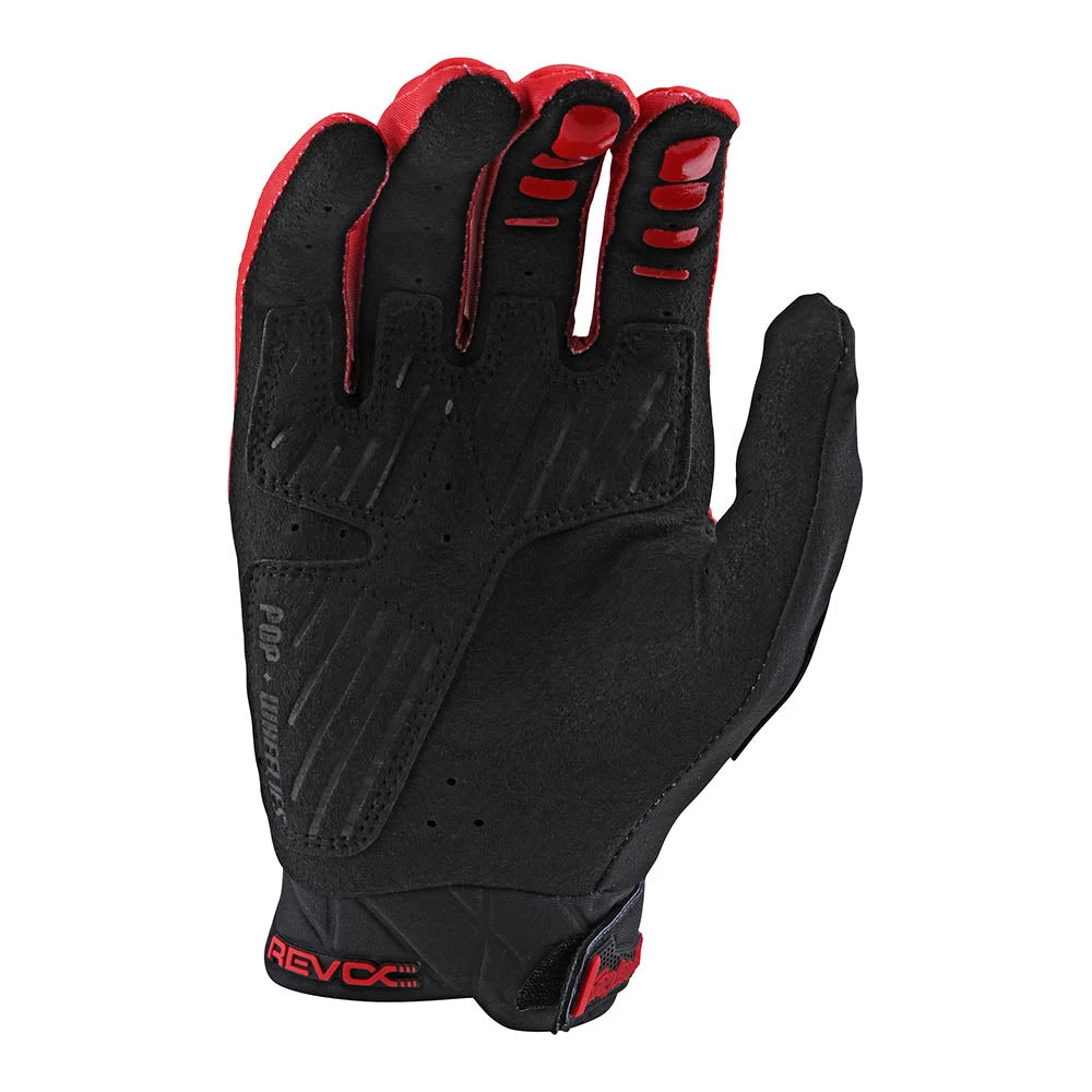 Troy Lee Designs Revox Glove Solid Red - Image 2