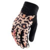 Troy Lee Designs Womens Luxe Glove Leopard Bronze