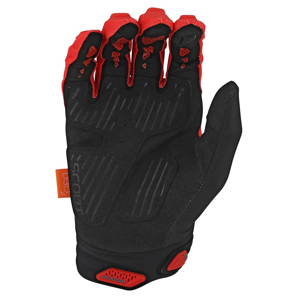 Troy Lee Designs Scout Gambit Off-Road Glove Solid Orange - Image 2