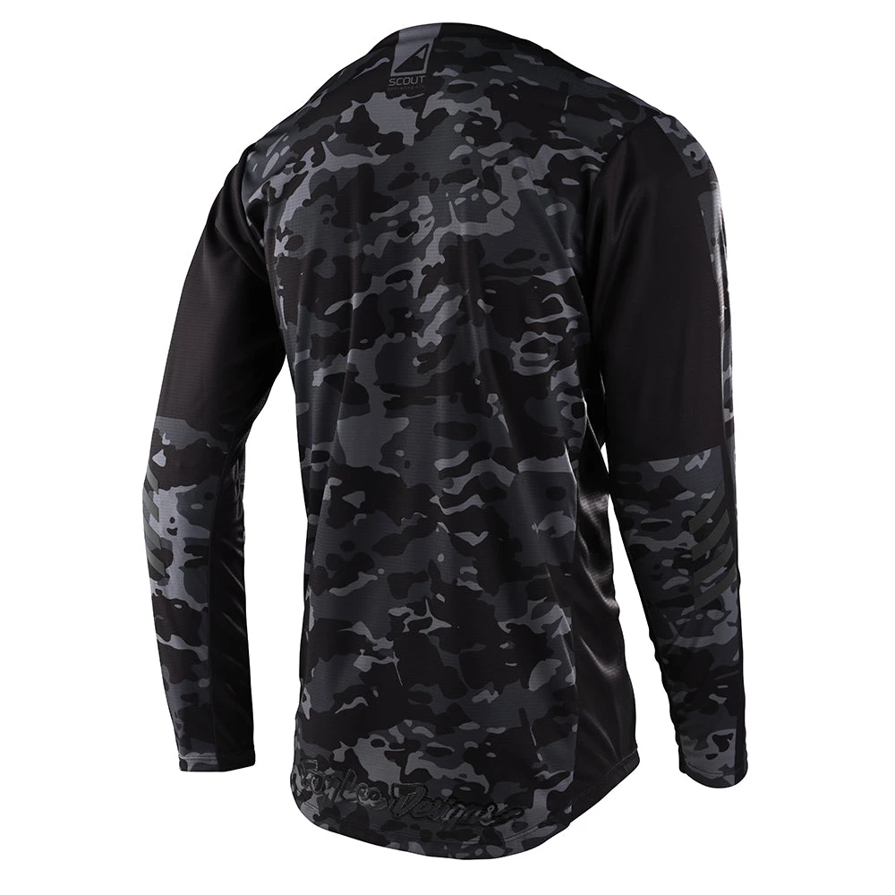 Troy Lee Designs Scout GP Off-Road Jersey Recon Camo Black - Image 2