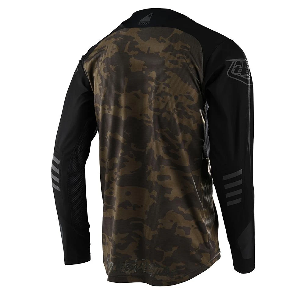 Troy Lee Designs Scout SE Off-Road Jersey Systems Camo Green - Image 2