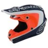 Troy Lee Designs Youth SE4 Polyacrylite Helmet W/MIPS Corsa Navy / Orange