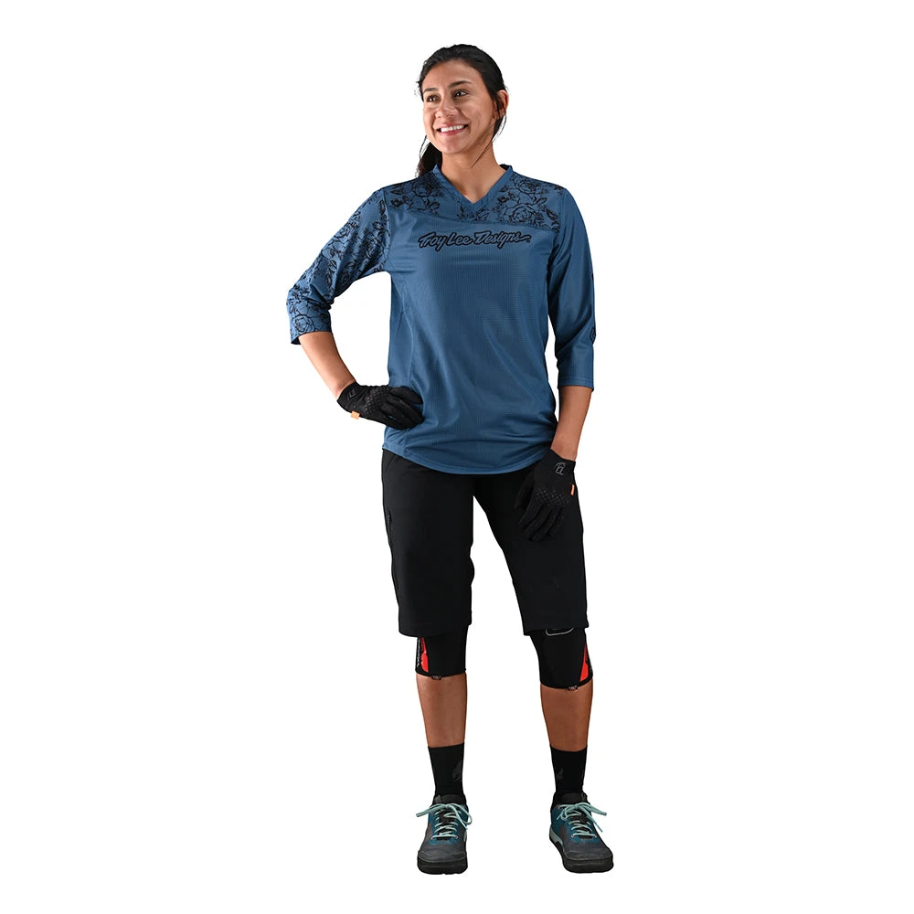 Troy Lee Designs Wmns Mischief Jersey Floral Blue - Image 2