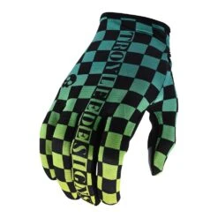 Troy Lee Designs Flowline Glove Checkers Green / Black