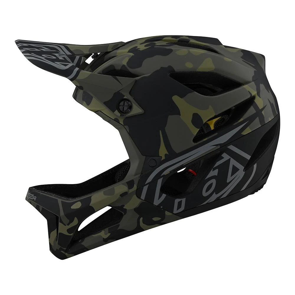 Troy Lee Designs Stage Helmet W/MIPS Camo Olive