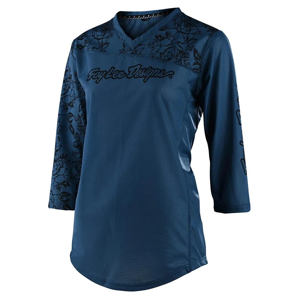 Troy Lee Designs Wmns Mischief Jersey Floral Blue