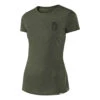 Troy Lee Designs Wmns Short Sleeve Tee Peace & Wheelies Olive